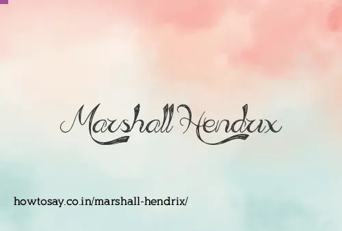 Marshall Hendrix