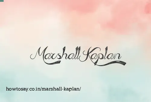 Marshall Kaplan