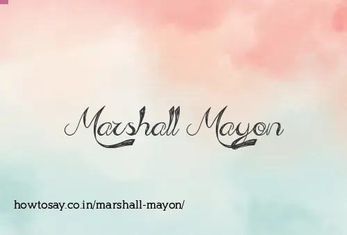 Marshall Mayon