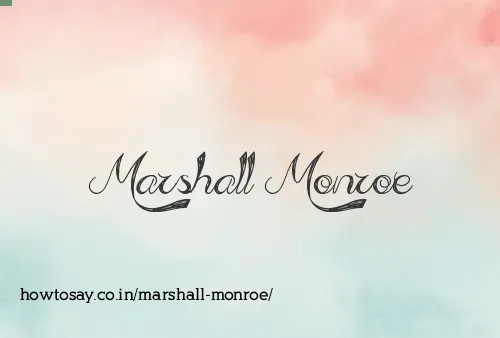 Marshall Monroe
