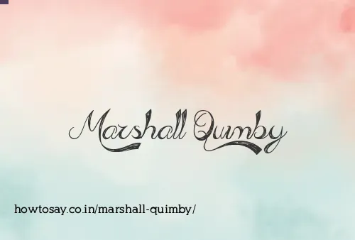 Marshall Quimby