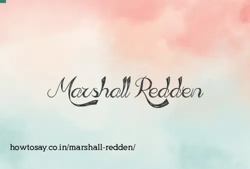 Marshall Redden