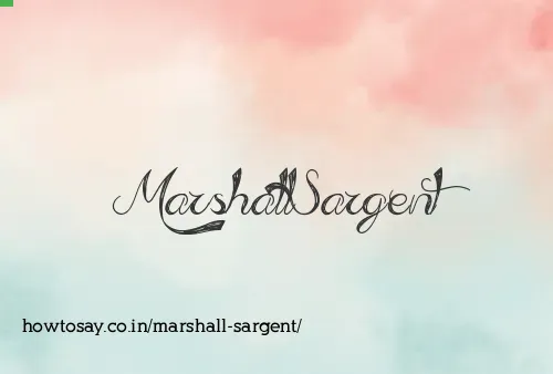 Marshall Sargent