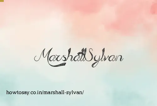 Marshall Sylvan