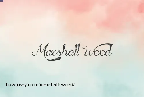 Marshall Weed