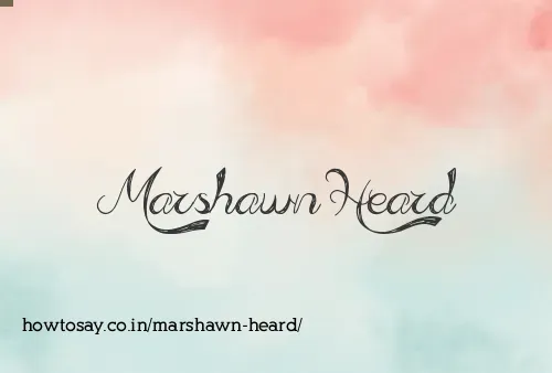Marshawn Heard