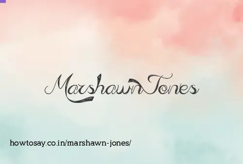 Marshawn Jones
