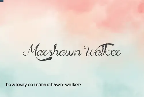 Marshawn Walker