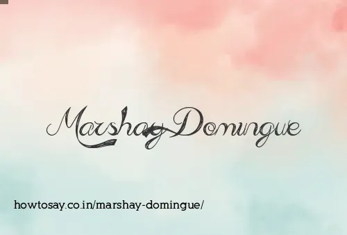 Marshay Domingue