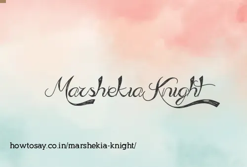Marshekia Knight