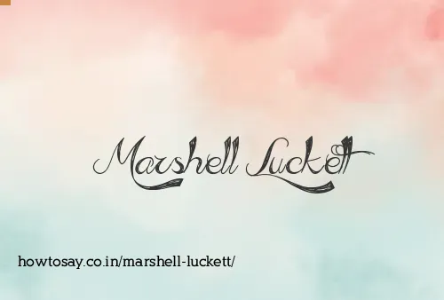 Marshell Luckett