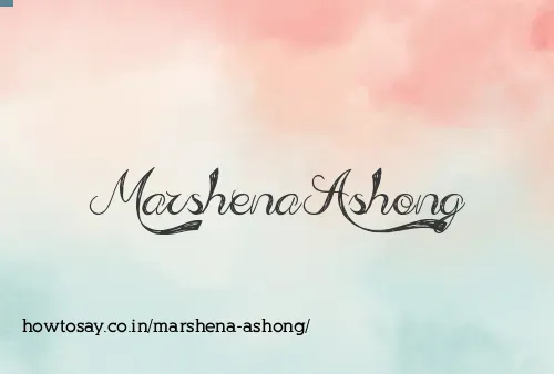 Marshena Ashong