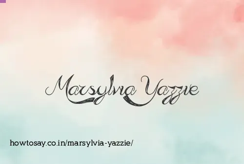 Marsylvia Yazzie