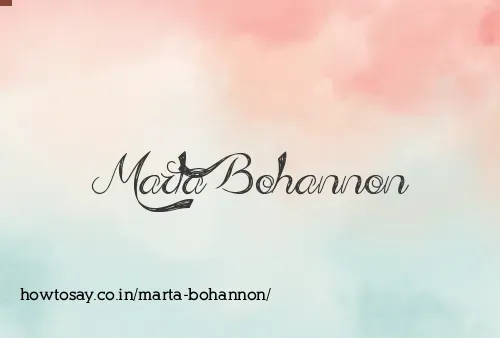 Marta Bohannon