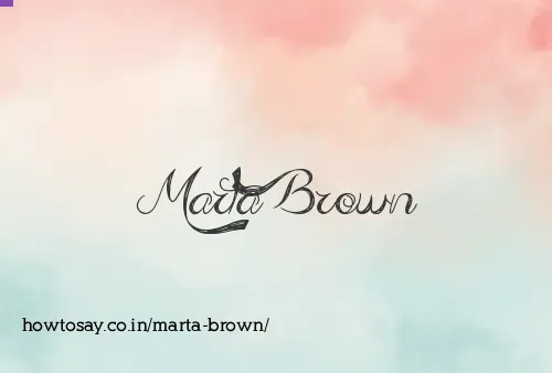 Marta Brown