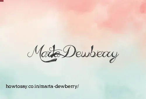 Marta Dewberry