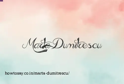 Marta Dumitrescu