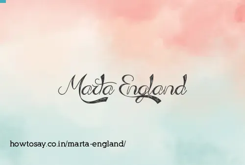 Marta England