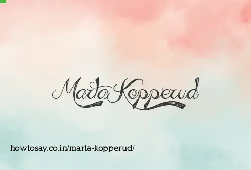 Marta Kopperud