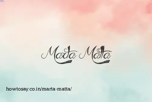Marta Matta