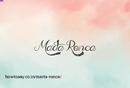 Marta Ronca