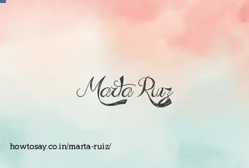 Marta Ruiz
