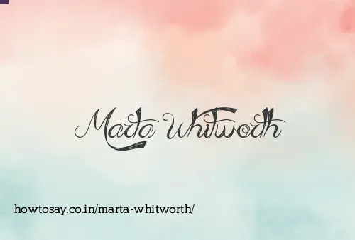 Marta Whitworth