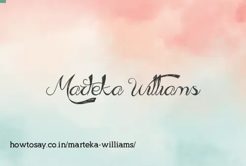Marteka Williams