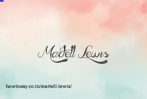 Martell Lewis
