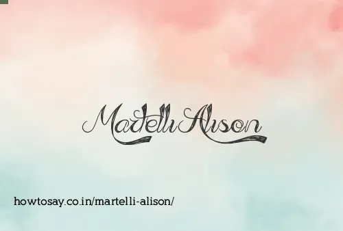 Martelli Alison