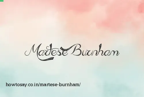 Martese Burnham