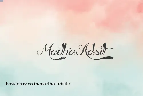 Martha Adsitt
