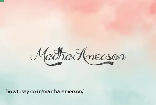 Martha Amerson