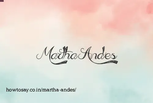 Martha Andes