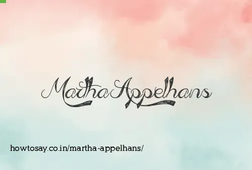 Martha Appelhans