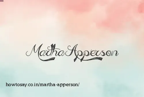 Martha Apperson