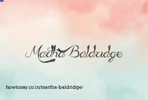 Martha Baldridge