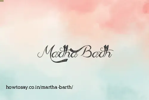 Martha Barth