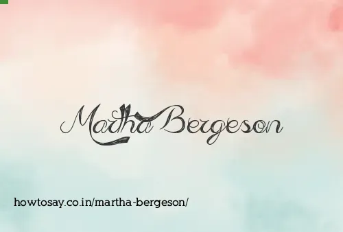 Martha Bergeson