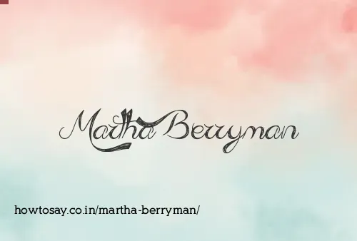 Martha Berryman