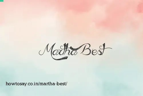 Martha Best