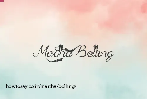 Martha Bolling