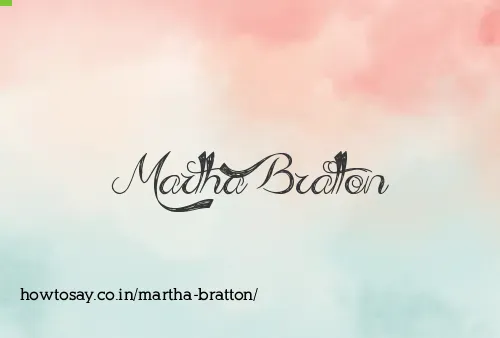 Martha Bratton
