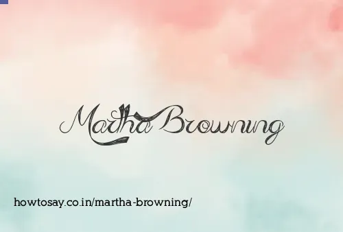 Martha Browning