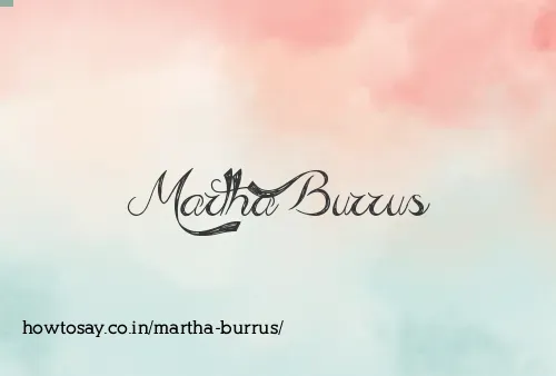 Martha Burrus