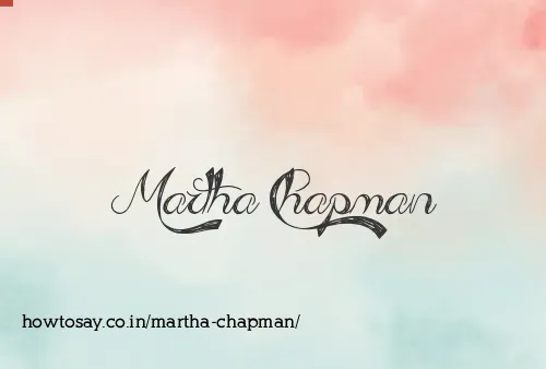 Martha Chapman