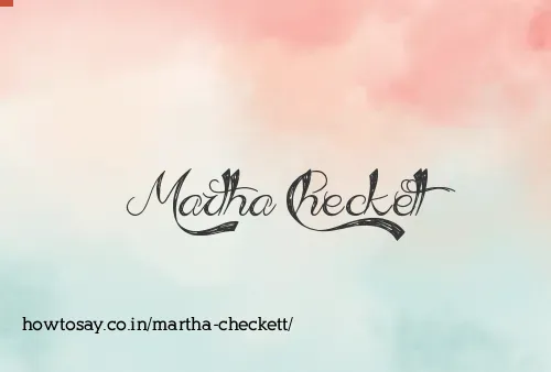 Martha Checkett