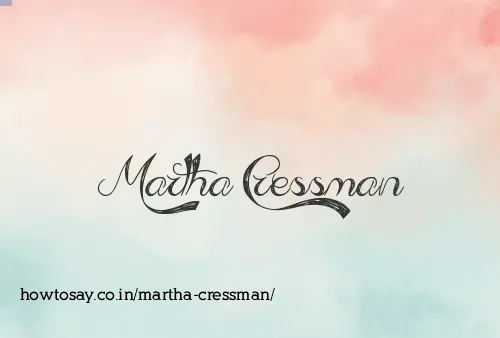 Martha Cressman