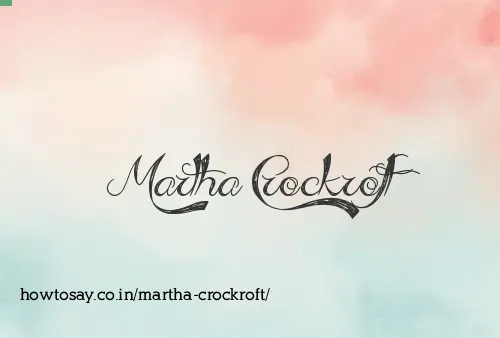 Martha Crockroft