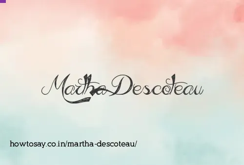 Martha Descoteau